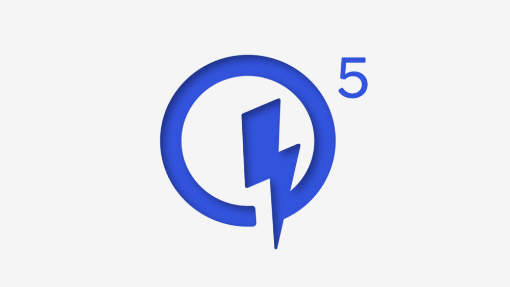 Quick Charge 5 logotipo