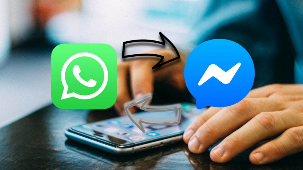 WhatsApp Facebook y Messenger